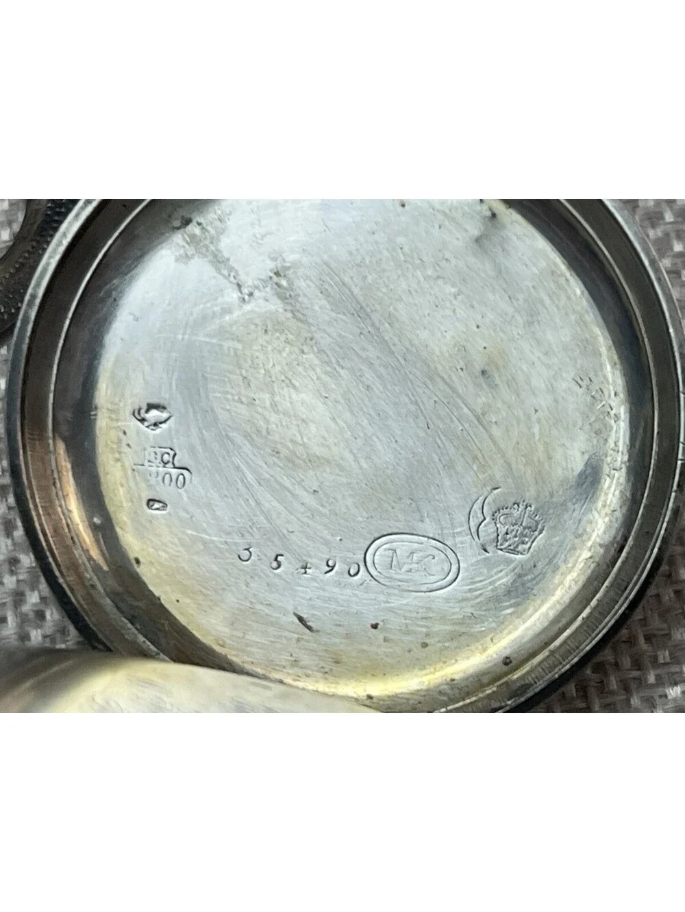 Antique Cylindre 10 Rubis 800 SILVER Pocket Watch ( Parts/Repair )
